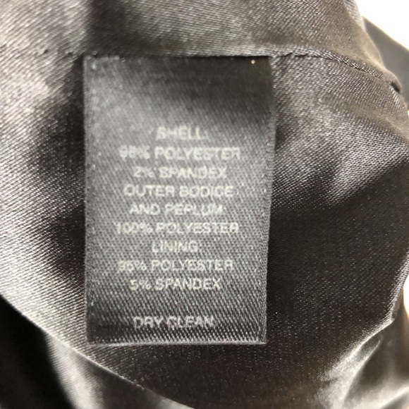 NWT White House Black Market Black Strapless Cocktail Dress 00 - Picture 10 of 10